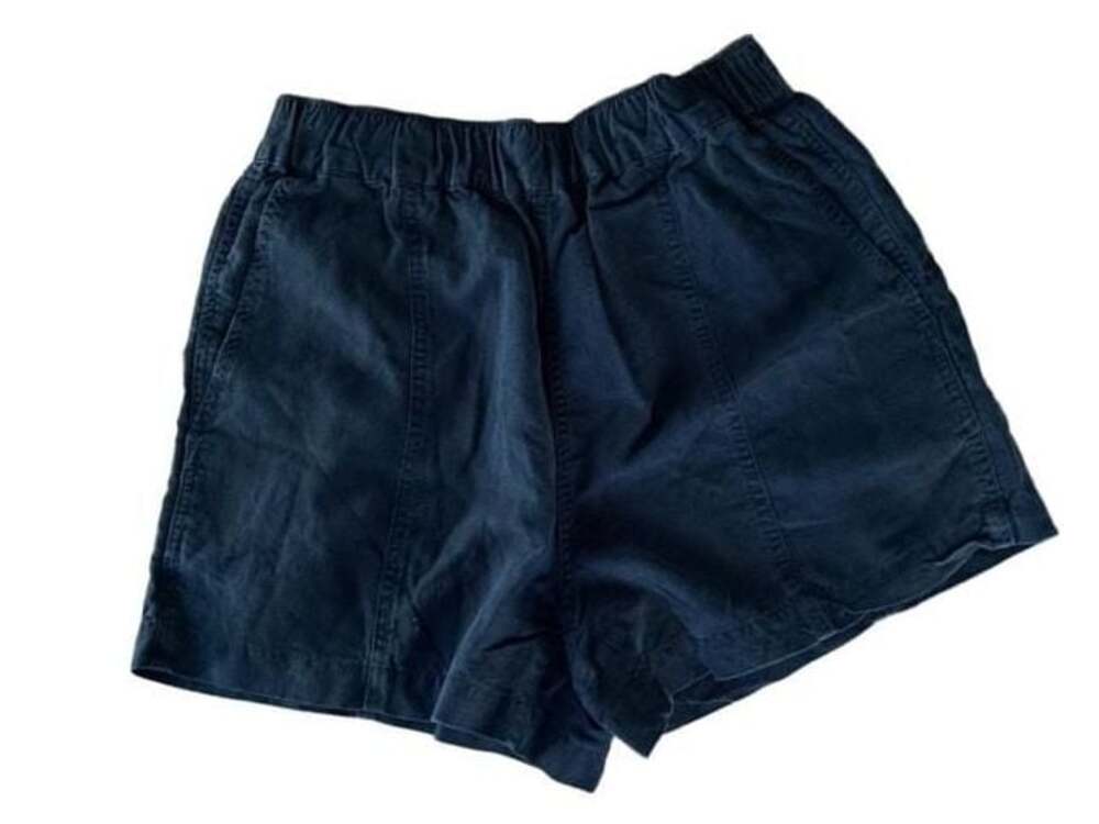 Madewell Linen Shorts in Black-Size XS-Preloved